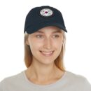 Made in South Korea Hat with Leather Patch (Round)