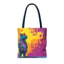 Stylish Hippo Tote Bag (AOP)