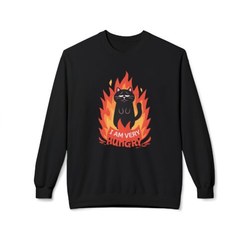 I am very hungry Unisex Midweight Softstyle Fleece Crewneck Sweatshirt