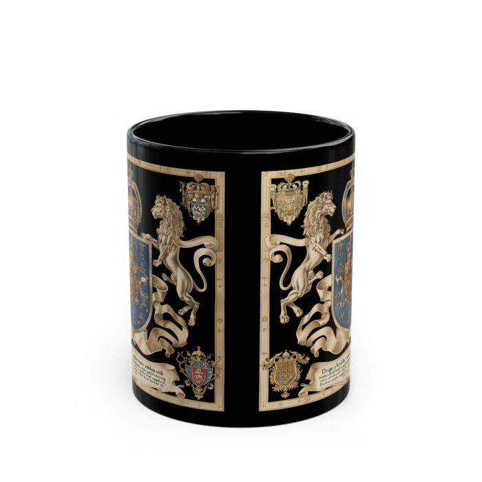Royal heritage Black Mug (11oz, 15oz) - Image 2