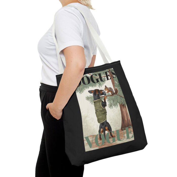 Dogue's Vogue Tote Bag (AOP) - Image 36