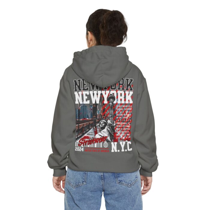New York Streetwear Unisex Garment-Dyed Hoodie - Image 12