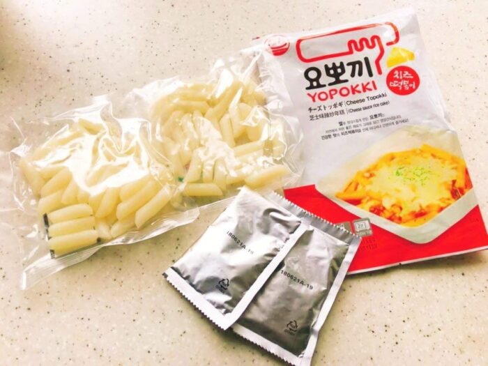 Korea Yopokki soft cheese and chewy Topokki Rice Cake 120g