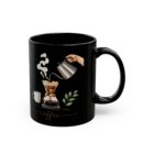 Brewing Coffee Black Mug (11oz, 15oz)