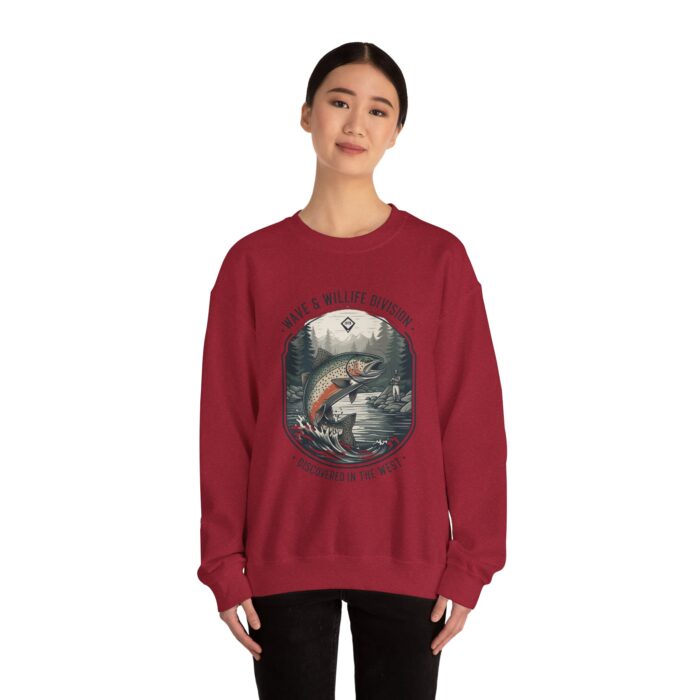 Discovered in the west Unisex Heavy Blend™ Crewneck Sweatshirt - Image 36