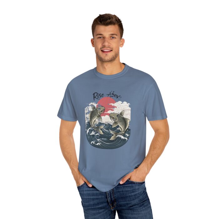 Rise above Unisex Garment-Dyed T-shirt - Image 32
