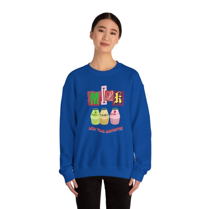Milk your moment! Unisex Heavy Blend™ Crewneck Sweatshirt - Image 48