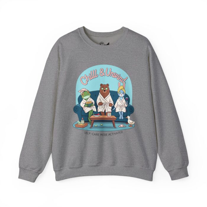 Chill & Unwind Unisex Heavy Blend™ Crewneck Sweatshirt - Image 13