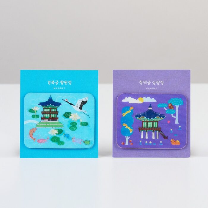 K-Heritage Palace Painting 3D Magnet