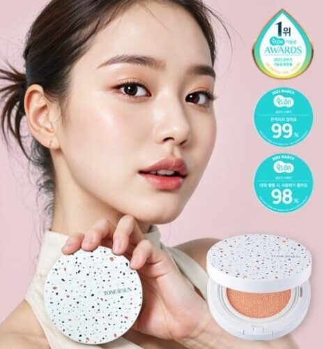 TONE fIt SUN Vegan Padefree Pinbe Terrazzo Cushion SPF50+ PA++++ 12g