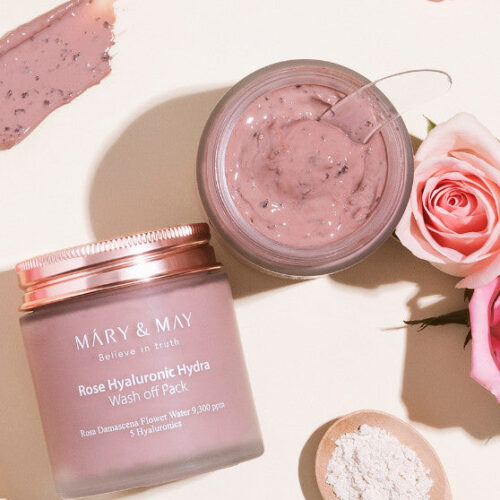 Mary&May Vegan Rose Hyaluronic Hydra Wash Off Pack 125g