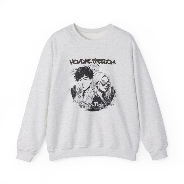 HongDae Freedom Unisex Heavy Blend™ Crewneck Sweatshirt - Image 5