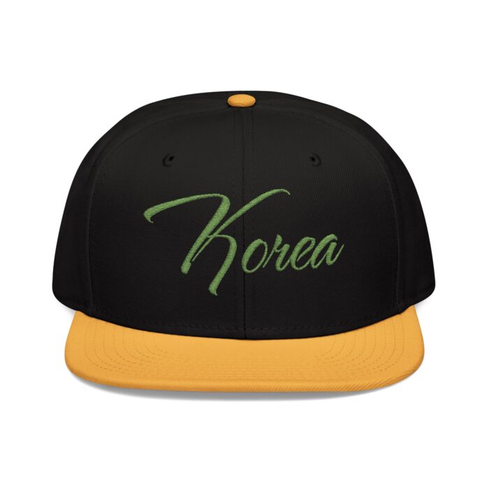 "meta_description": "Discover the Korea Embroidered Snapback Cap, the perfect streetwear accessory for comfort and style.",