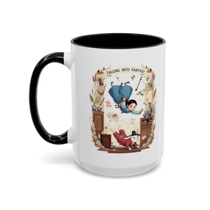 Falling into fantasy Accent Coffee Mug (11, 15oz) - Image 19