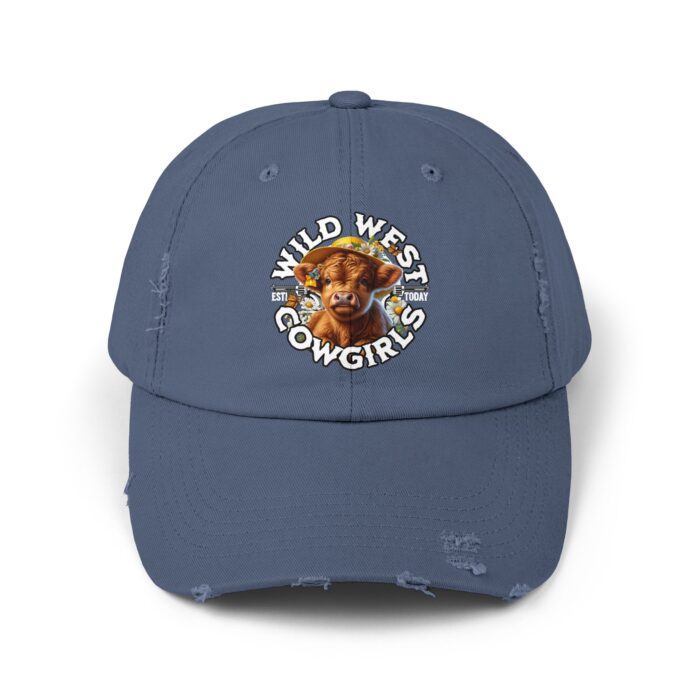 Wild West Cow Girls Unisex Distressed Cap - Image 17