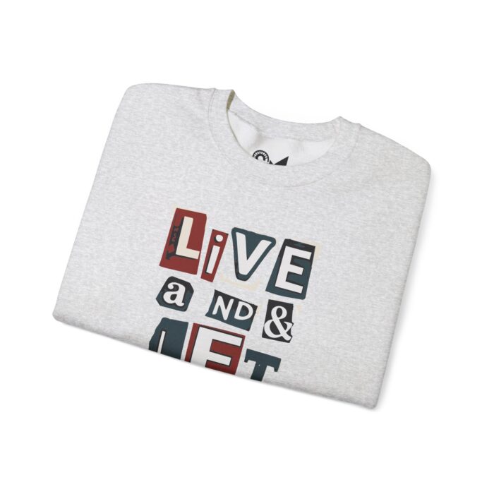 Live and let go Unisex Heavy Blend™ Crewneck Sweatshirt - Image 7
