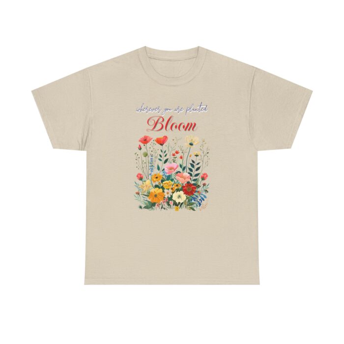 Bloom Unisex Heavy Cotton Tee - Image 9