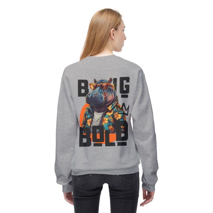 Big Bold Unisex Midweight Softstyle Fleece Crewneck Sweatshirt - Image 16