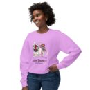 Korean traditional lion dance Unisex Lightweight Crewneck Sweatshirt