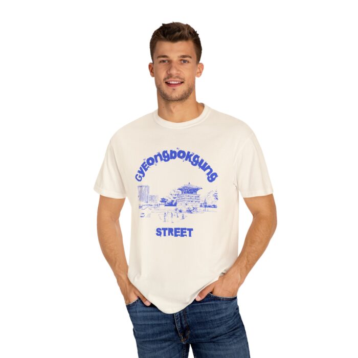 Gyeongbokgung Street Unisex Garment-Dyed T-shirt - Image 8