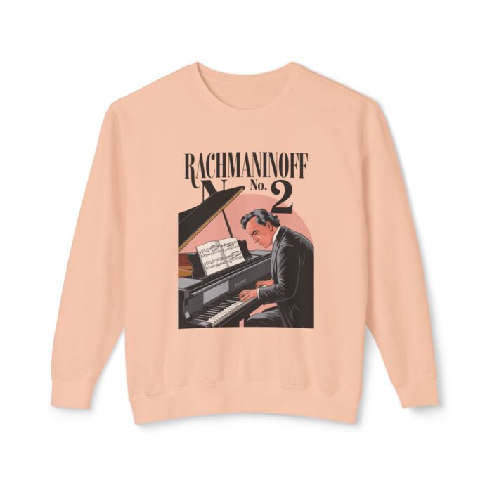 Rachmaninoff No. 2 Unisex Lightweight Crewneck Sweatshirt - Image 9