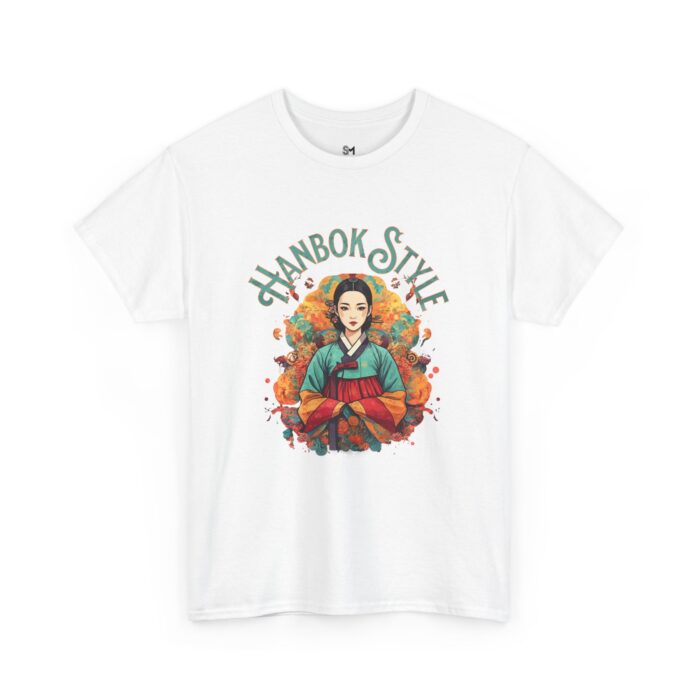 Hanbok Style Unisex Heavy Cotton Tee - Image 3