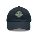 Where Mountains Meet Your Spirit Dad Hat with Leather Patch (Round)
