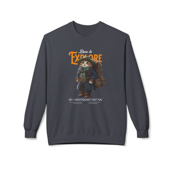 Dare to explore Unisex Midweight Softstyle Fleece Crewneck Sweatshirt - Image 17