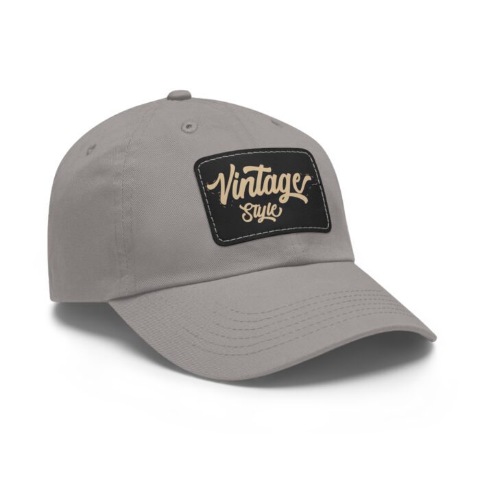 Vintage style Hat with Leather Patch (Rectangle) - Image 18