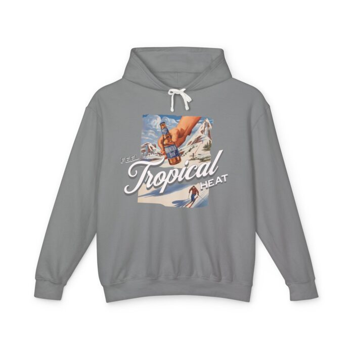 Feel the tropical heat Unisex Lightweight Hooded Sweatshirt - Image 5