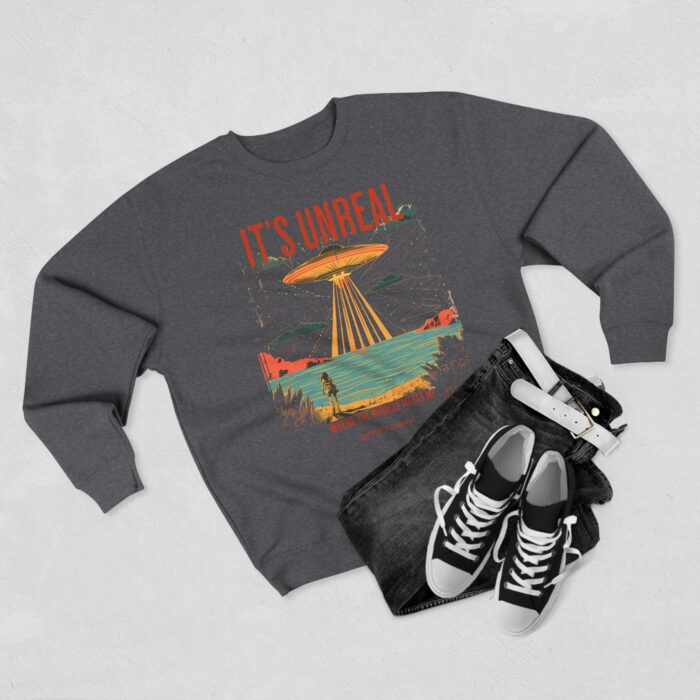 It's Unreal Unisex Crewneck Sweatshirt - Image 3