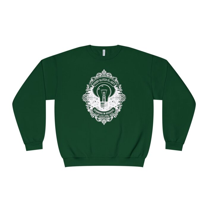 EVERY GLITCH IS A GIFT Unisex NuBlend® Crewneck Sweatshirt - Image 9