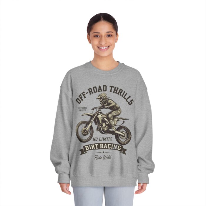 Off-road thriller Unisex DryBlend® Crewneck Sweatshirt - Image 11