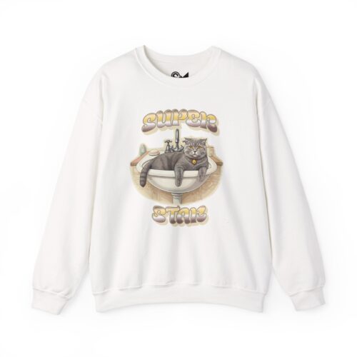 Star cat Unisex Heavy Blend™ Crewneck Sweatshirt