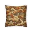 Map of Memories Spun Polyester Square Pillowcase