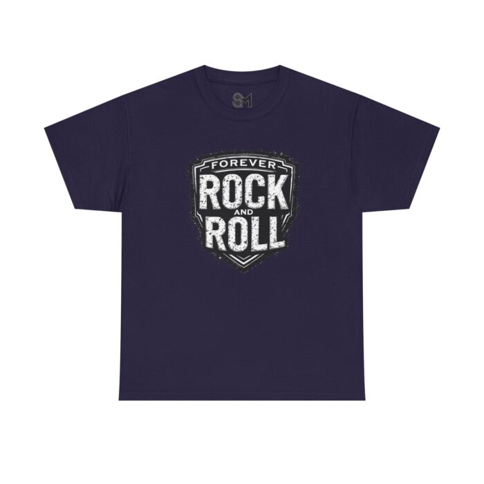 Rock & Roll Unisex Heavy Cotton Tee - Image 9