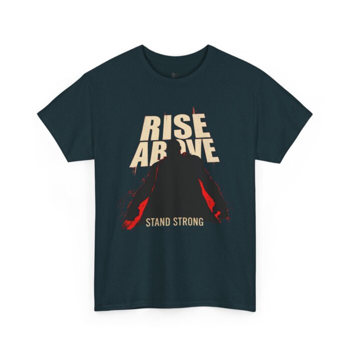 Rise above Unisex Heavy Cotton Tee - Image 11