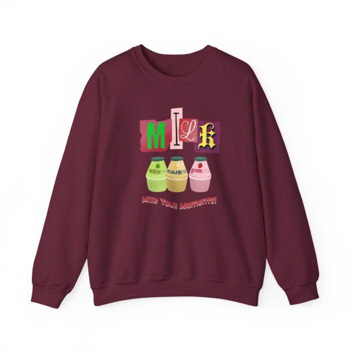 Milk your moment! Unisex Heavy Blend™ Crewneck Sweatshirt - Image 17
