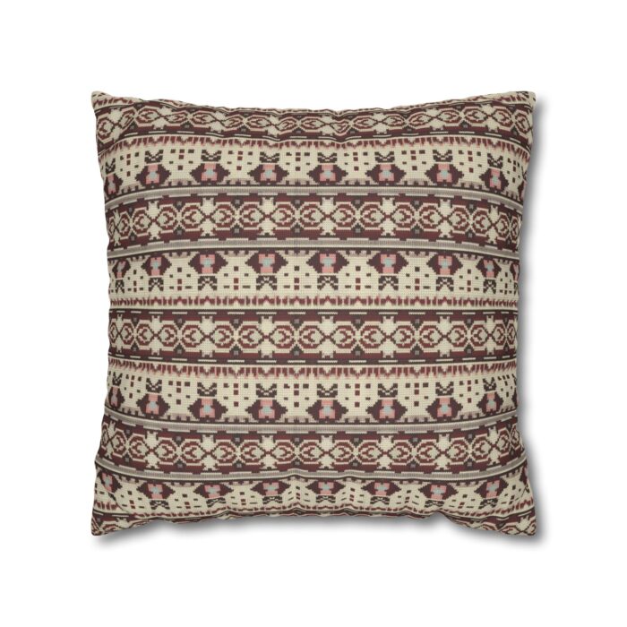 Vintage Cozy Faux Suede Square Pillowcase - Image 9