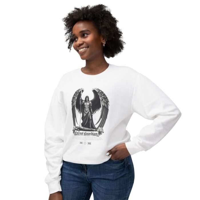 Eternal Guardian Unisex Lightweight Crewneck Sweatshirt - Image 3