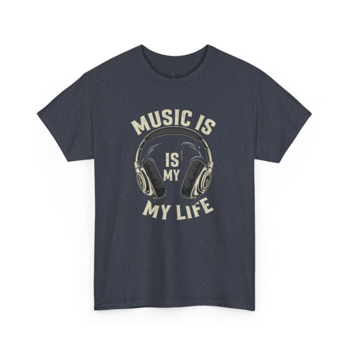 Music is my life Unisex Heavy Cotton Tee - Image 15
