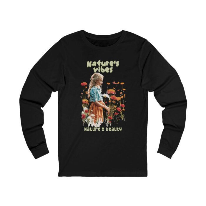 Nature's Vibes Unisex Jersey Long Sleeve Tee