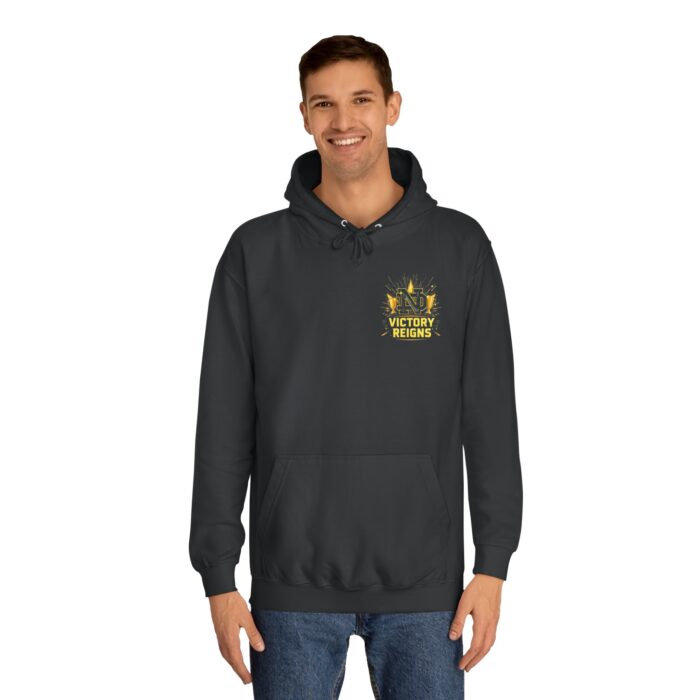 Victory reigns Unisex College Hoodie - Image 7