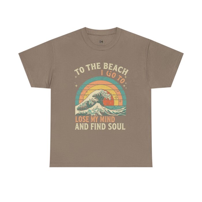 To the beach Unisex Heavy Cotton Tee - Image 5