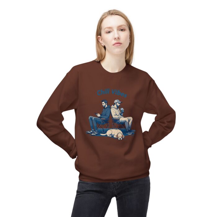 Chill Vibes Unisex Midweight Softstyle Fleece Crewneck Sweatshirt - Image 7