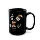 Brewing Coffee Black Mug (11oz, 15oz)