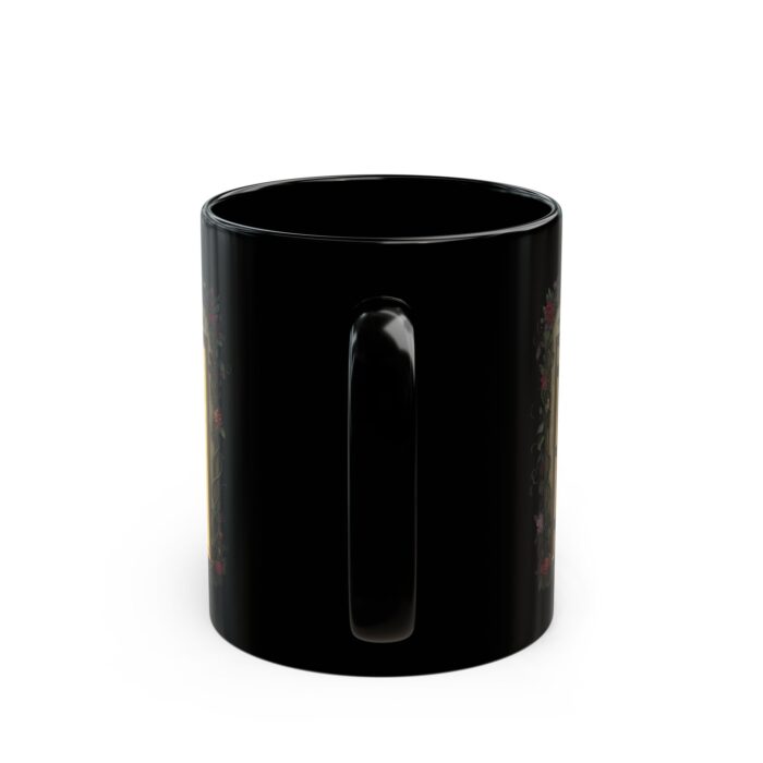 The door is open Black Mug (11oz, 15oz) - Image 4