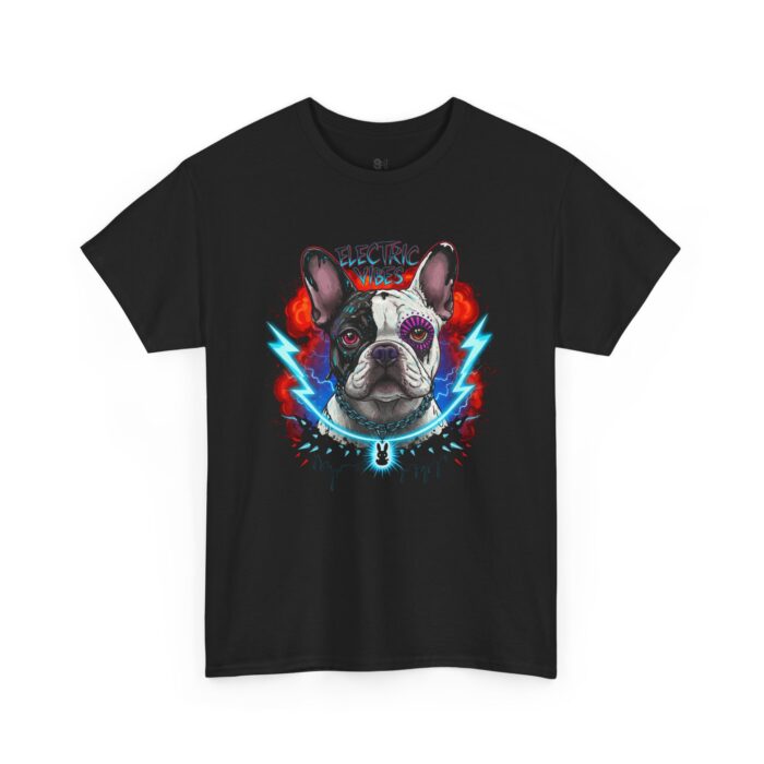 Electric Vibes Unisex Heavy Cotton Tee - Image 3
