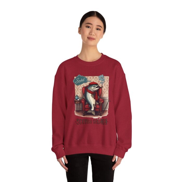 Scottish Salmon Unisex Heavy Blend™ Crewneck Sweatshirt - Image 52