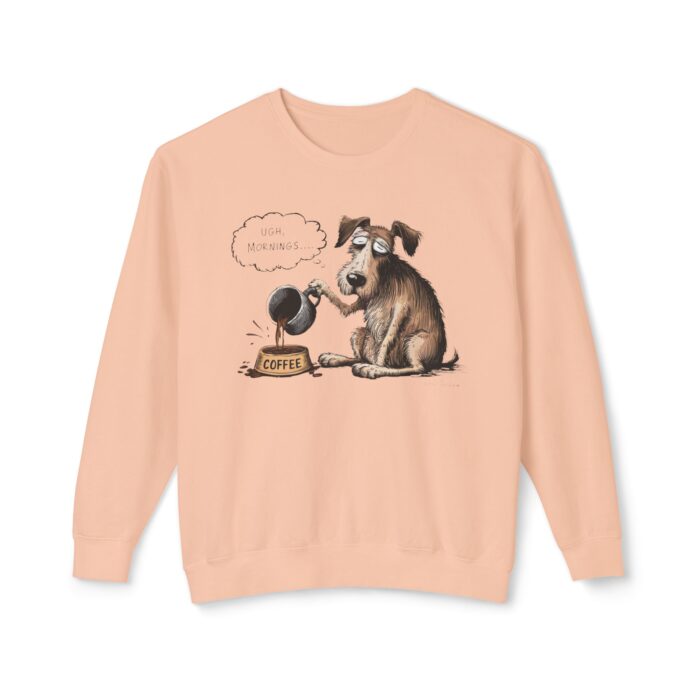 Mornings! Unisex Lightweight Crewneck Sweatshirt - Image 9